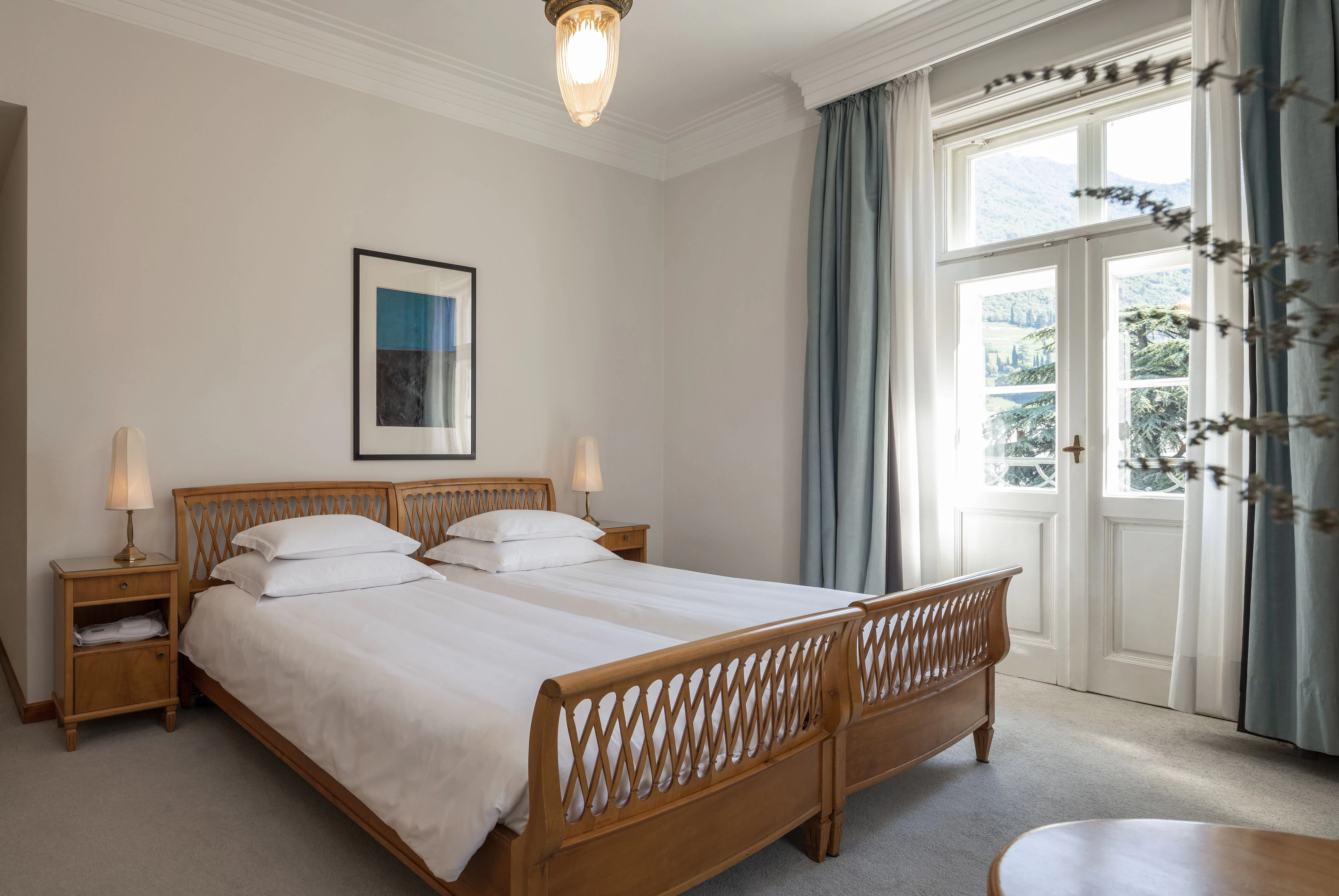 Grand heißt groß: Je bis zu 47 Quadratmeter umfassen die mehr als hundert Zimmer im Bozner Grandhotel.