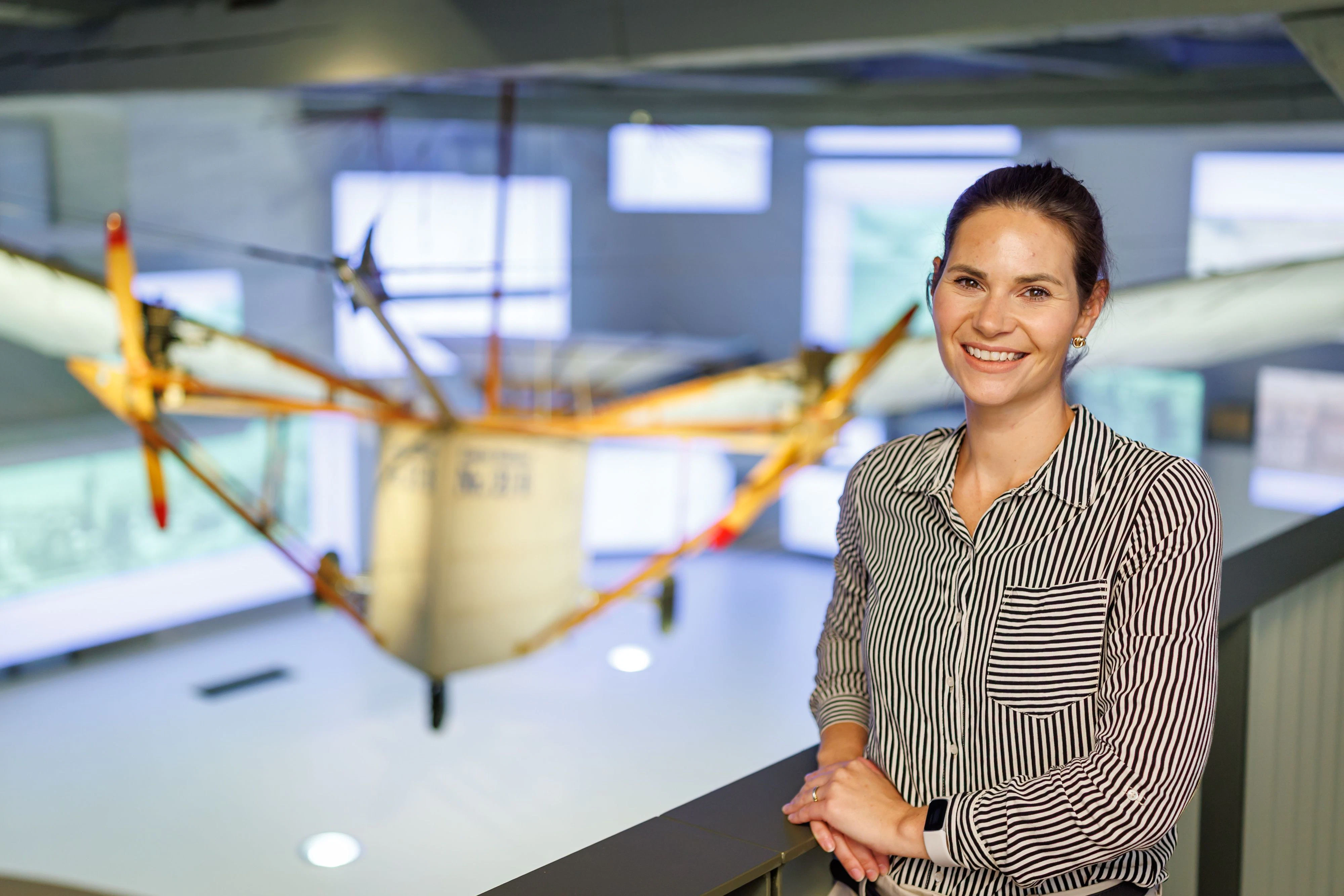 Laura Gebauer leitet seit 2023 das Gustav-Weisskopf-Museum.