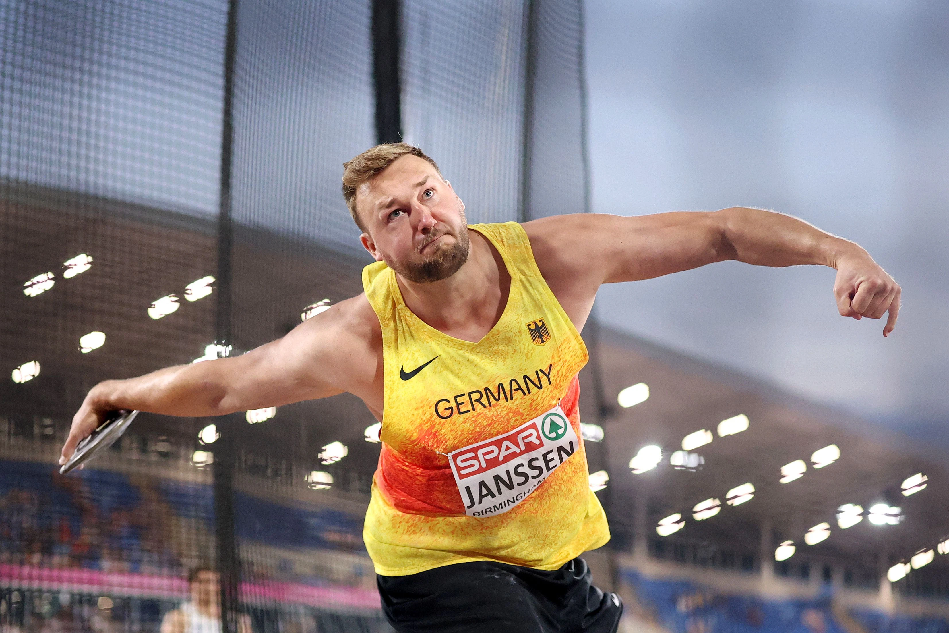 Fand den richtigen Dreh: Der Magdeburger Henrik Janssen gewann Bronze im Diskuswurf.